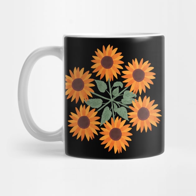 Sunflower Pinwheel by Maddyslittlesketchbook